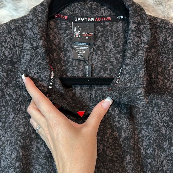 Spyder Women's Black Half Zip Jacket Medium NWT - Picture 7 of 13